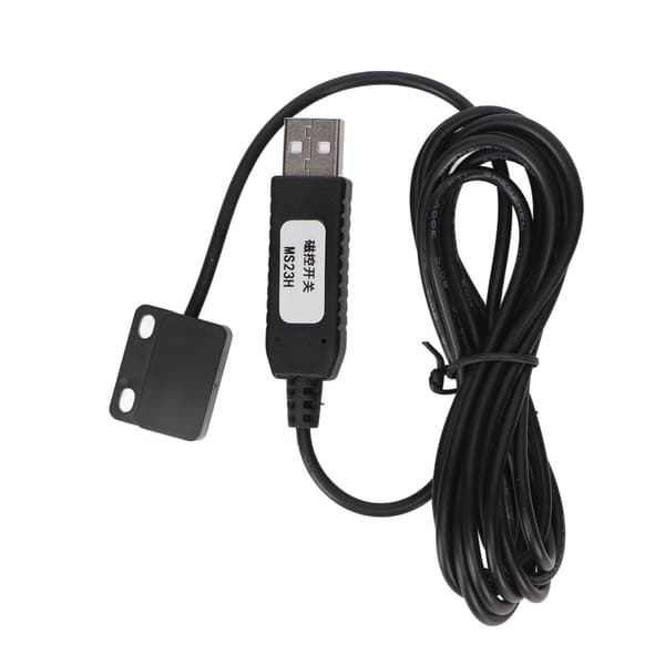 USB Magnetisk Sensorbryter Tilpassbar Svart ABS Bredt Kompatibel USB-Tastaturbryterkabel for Skriverovervåking
