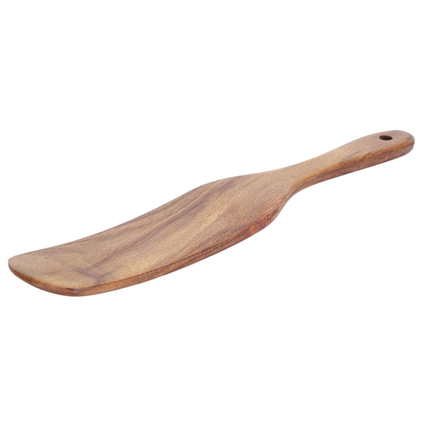 Teak Spatel Husholdningstræ Stegespade Hjem Køkken Madlavning Redskaber 27,5x5,5cm