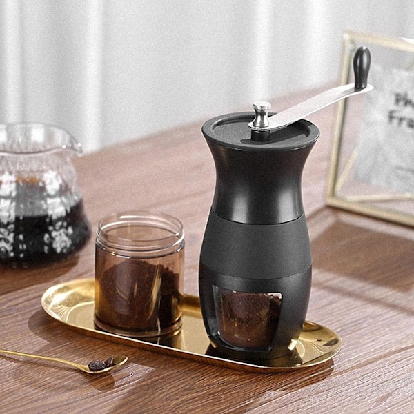 Bærbar kaffemaskin med justerbar keramisk kvern Håndholdt kvern for hjemmebrygging