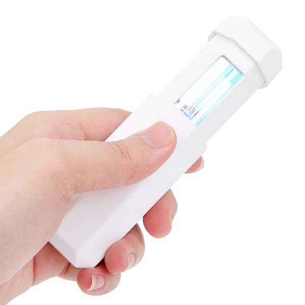 Bærbar håndholdt ultravioletlampe USB genopladelig UV ozonlys hvid til hjemmet rejsebrug