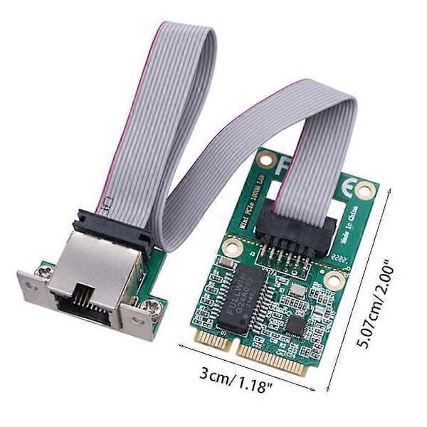 Nyt Mini PCI-E Netværkskort 1000Mbps Gigabit Ethernet NIC Adapter