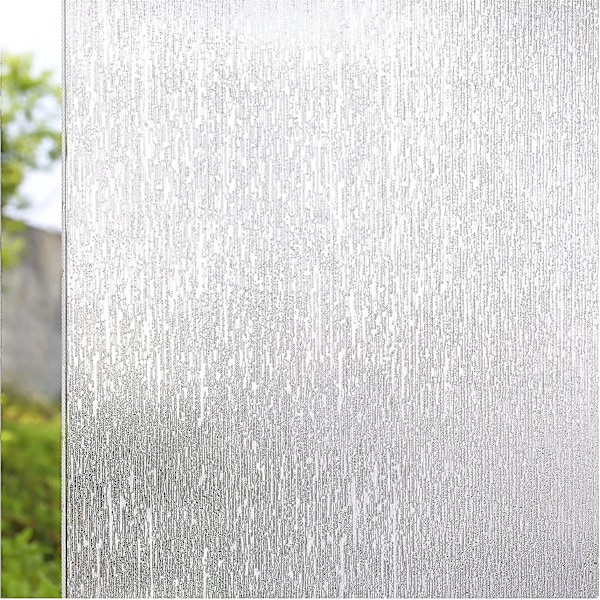 Opaque Frosted Window Privacy Film for Bathroom Shower Door 75x300cm Green