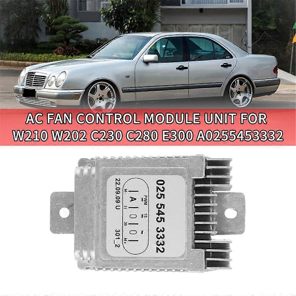 Bil AC Kylfläkt Kontrollmodul A0255453332