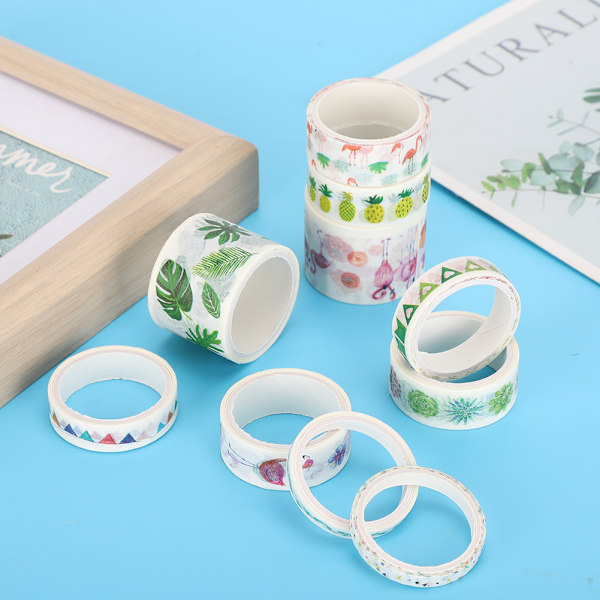 2 laatikkoa Washi-tarroja Teippi itseliimautuva unelma Flamingo-kuvio DIY-askartelukoriste HS18-088