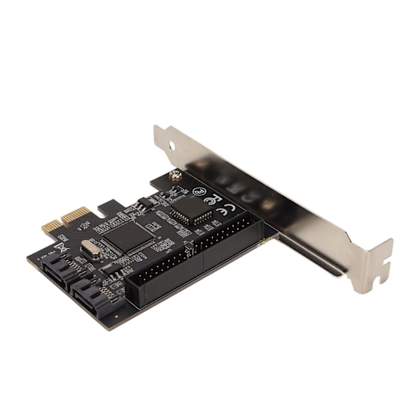 PCIe 2.0 SATA-kort 2 porte 40pin interface 6.0 Gbps 3.0 Gbps 1.5 Gbps SSD PCI E til SATA udvidelseskort til Win