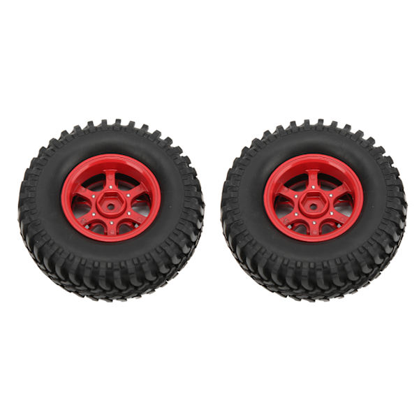 2 st/set 100 mm 1,9 tum gummiband för SCX10 1/10 fjärrkontrollbil uppgraderingsdelar röd