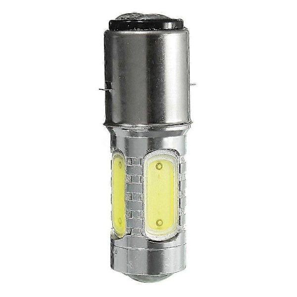12V BA20D H6 4 COB LED Valkoinen Polttimo Moottoripyörään Skootteriin Mopoon ATV Ajovaloon