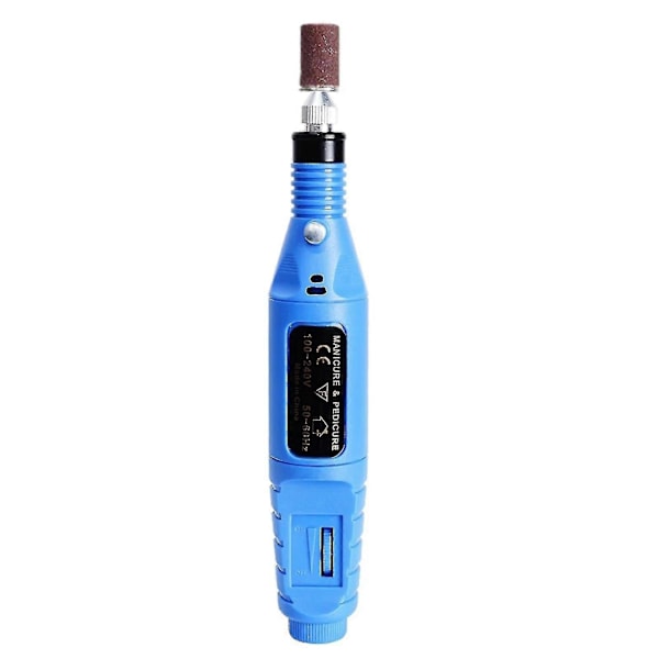 Usb Mini Slipmaskin Med 6 Slipphuvuden 3000-20000 4 Rotationshastigheter Elektrisk Borr Vit
