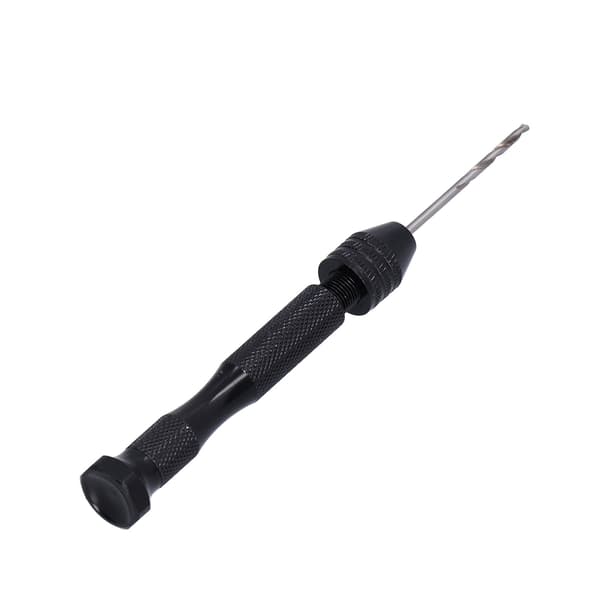 11 stk. Pin Vise Drill Bit HSS aluminiumslegering manuell mini vribor for valnøtt