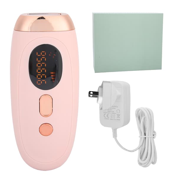 500 000 blinker hårfjerner permanent smertefri helkroppsbruk hjemmehårfjerner rosa 100-240V US-plugg