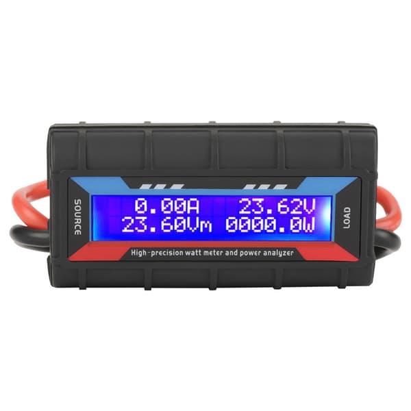 8V~60V Højpræcisions Wattmeter Spændingsamperemeter Strømanalysator til Modelfly (150A)