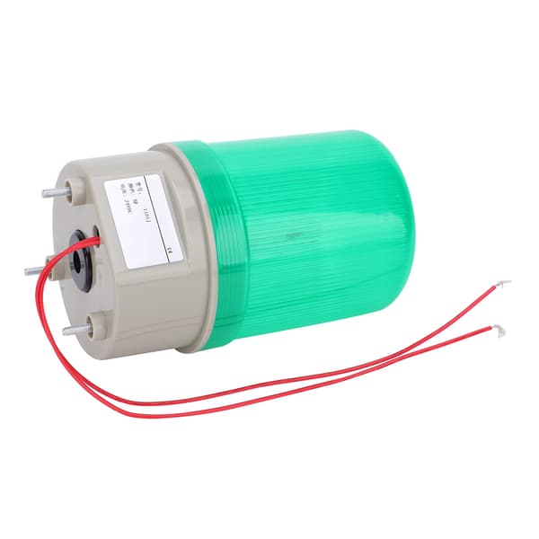 BERM Varsellys Grønn LED Strobe Beacon Lampe Lastebiler Nødvarsel 5W 24VDC