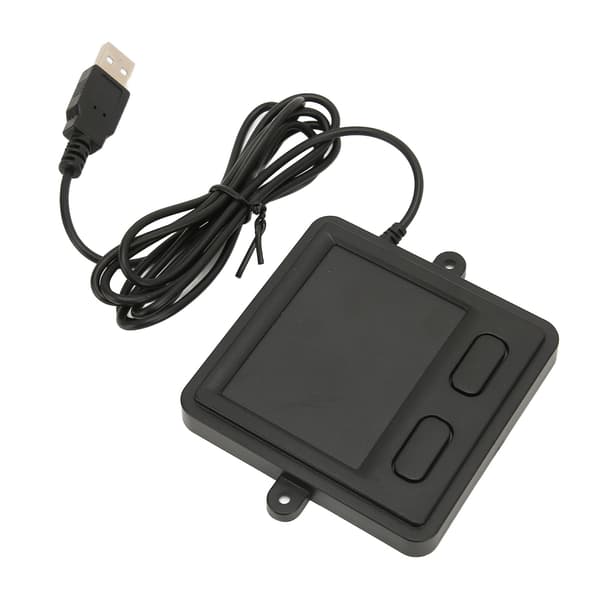 Kablet USB Touchpad Multifunktionel Høj Følsomhed 2 Knap Design Sort Bærbar Trackpad til Bærbar Computer Stationær Hjemmekontor