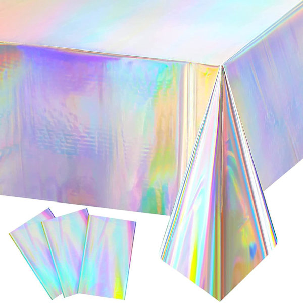 Regnbue aluminiumsfilm Duk Festartikler Innendørs Duk 137*274cm 2stk