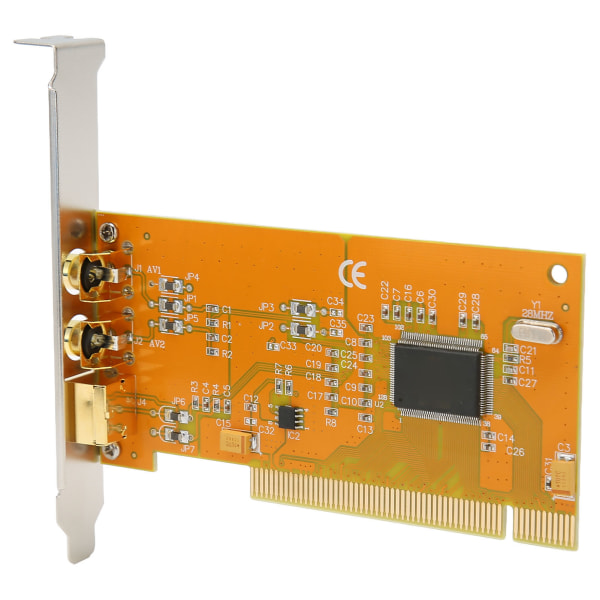 PCI Express Capture Card 640x480 Resoluutio Selkeä kuvanlaatu Plug and Play PCIe Capture Card for Windows for TV