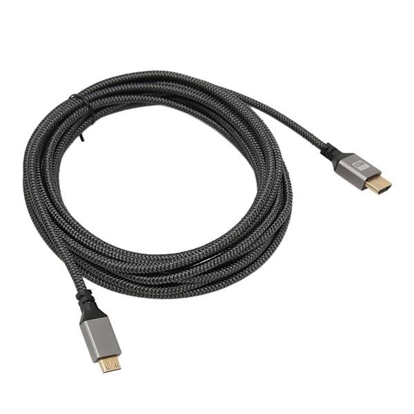 HD Multimedia Interface Kabel Højhastigheds 4K 60Hz Weave HD Multimedia Interface Han til Han Kabel til Computer TV Monitor 5M