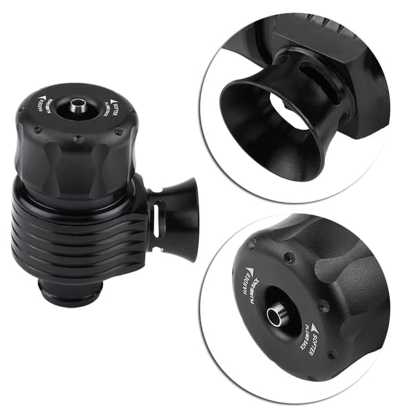 Universal 25mm/1 tum bil turbo avblåsningsventil dumpventil adapter kit hornform