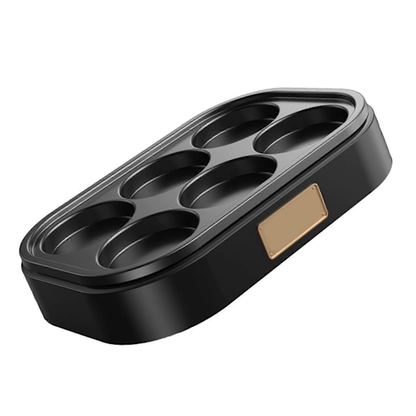6 Huls Æggepande Nonstick Morgenmadsgryde Multifunktionel Morgenmadsmaker Hamburger Maskine Uden Låg