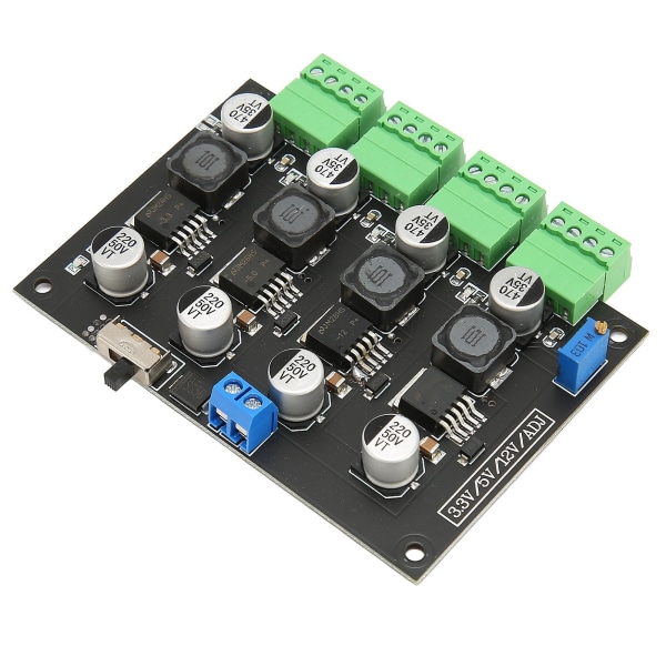 LM 2596 Multi Channel Switching Power Supply Module 3,3V 5V 12V ADJ Justerbar Voltage Output Power Supply Module