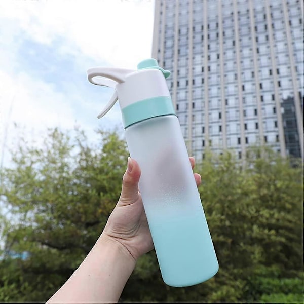 Sportvattenflaska med spray | BPA-fri 700ml Läcksäker Återanvändbar Flip Top Gradient Kopp för Gym, Sport