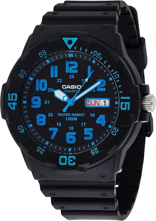Unisex MRW200H-2BV Neo-Display musta hartsikello