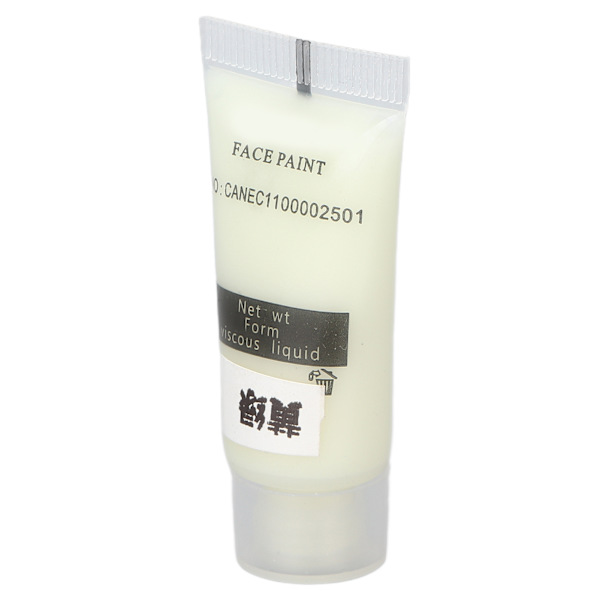 Lysande färg DIY Craft Ansikte Kropp Resin Art Creation Bright Luminous Nail Art Paint 0,4 oz Gulgrön