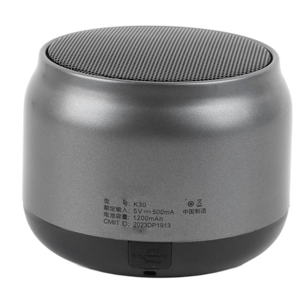 Bärbar Bluetooth-högtalare Hög känslighet 1200mAh Trådlös Bluetooth 5.0-högtalare med snodd för resor utomhus