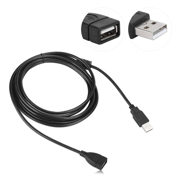 3m USB Data Synchronism förlängningskabel USB2.0 hane till hona laddning ultrahög hastighet
