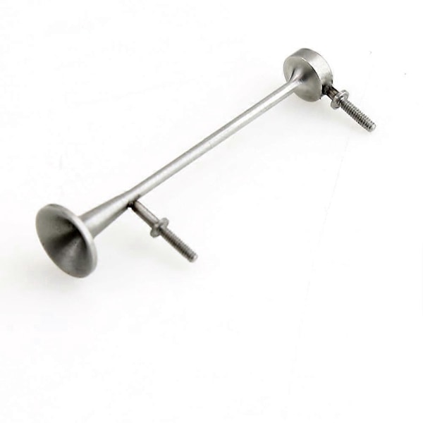 2 stk. metallhøyttalerfløytehornmodell for 1/14 RC TAMIYA King Hauler Silver14