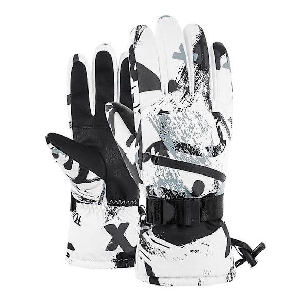 Vinter Herre Ultralette Skihandsker Touch Screen Fleece Varme Dame Børn Snowboardhandsker Vandtætte Motorcykel Termiske Sne