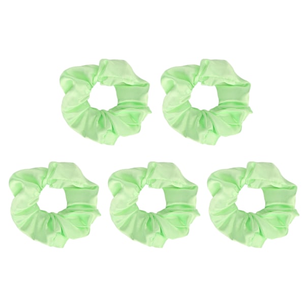 5 STK Kvinnor Ljus upp Hårband LED-lysande hår Scrunchies Dekorativt rep Huvudbonader Grön