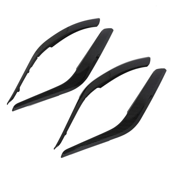 4 stk. innvendige dørhåndtakdeksler, erstatning for X1 E84 2010-2016, karbonfiberstil