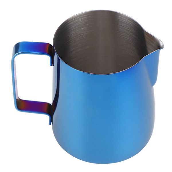 Kaffe Art Pitcher Latte Melkeskummende Kopp Krukke Kaffe Lagingsverktøy Tilbehør uten Skala 350ml Blå