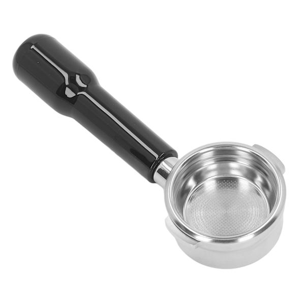 58mm Pohjaton portafilter 2 korvaa Ruostumaton teräs Irrotettava kahvikoneen lisävaruste Breville 9 -sarjaan Musta