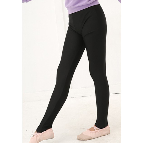 Barn Dansbyxor Svart Mångsidig Stilren Hög Elastisk Andningsbar Hudvänlig Bekväm Barn Atletisk Leggings för Pojkar Flickor 100 Storlek/65