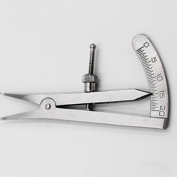 Dental Castroviejo Mätok 0 Till 20 Mm Vinklad 3.25\" Kirurgiska Instrument Hållbara