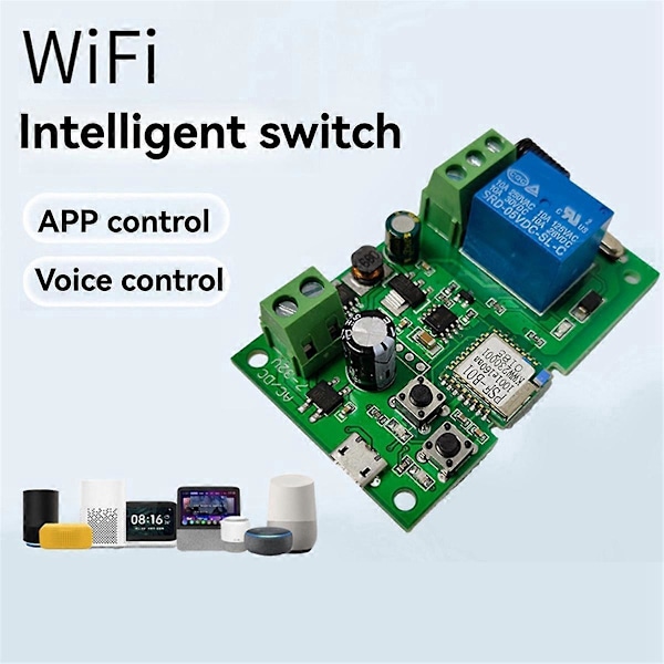 Älykäs langaton relemoduuli RF-kaukosäädin ääniohjaus