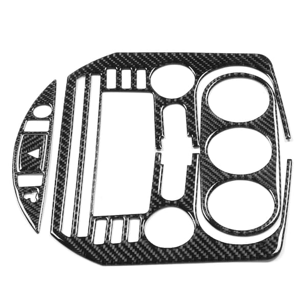 4stk Kolfiber Central Kontrollpanel Ram Instrumentbräda Dekorationskit Passar till Mazda MX‑5 / Roadster NCB