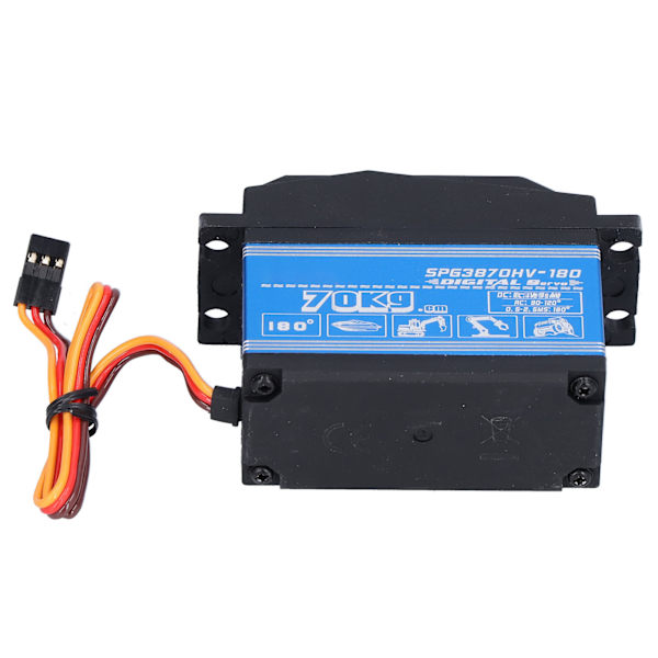 SPG3870HV‑180 asteen alumiiniseosvaihdeservo 1:5 kauko-ohjattaviin autoihin ja veneisiin