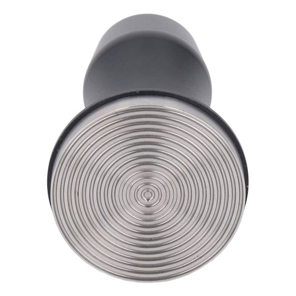 Kaffe Tamper i Aluminiumlegering Kalibreret Tamper med Fjederbelastet Rustfrit Stålbund til Cafe Hjem 53 Trådbund