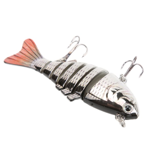 Fiske lokkemad holdbar imitation plast falsk multi leddet svømme agn langsomt synkende glide agn6#