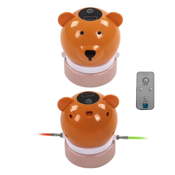 Hopprep Hoppmaskin Fjärrkontroll Automatisk Smart Elektrisk Hopp Utrustning för Inomhus Utomhus Gul