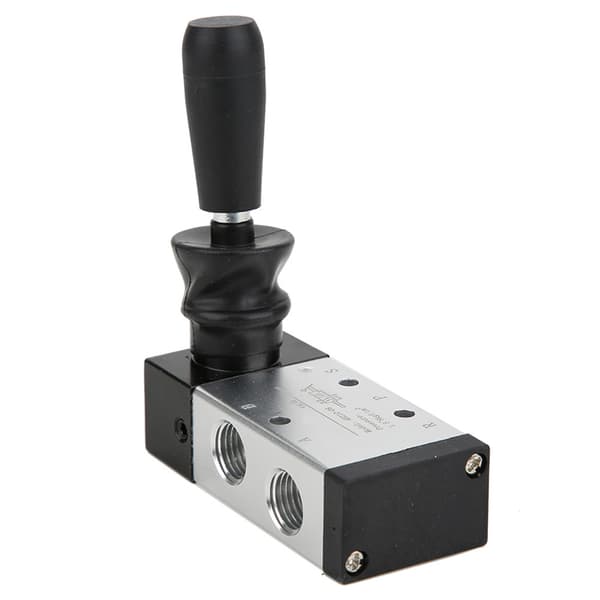 Pneumatisk Manuel Styreventil 5 Porte 2 Positioner Håndgrebsventil 0~0,8Mpa (4H210-08)