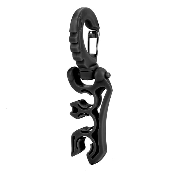 Fortsett dykking Undervannsdykking BC Slangeholder Clip Spennekrok Svart
