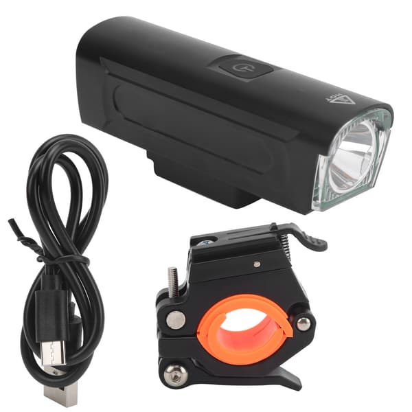 Hurtigutløser sykkel frontlys USB oppladbart LED frontlys sykkeltilbehør