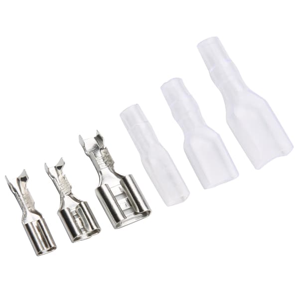 150 st 2,8/4,8/6,3 mm isolerade crimpterminaler elektriska ledningsanslutningar sortimentssats