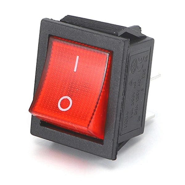 4 Pin Kcd4 Snap-in Kontakter On/off Position Vippekontakt Båd Rocker Switch Sortoggul