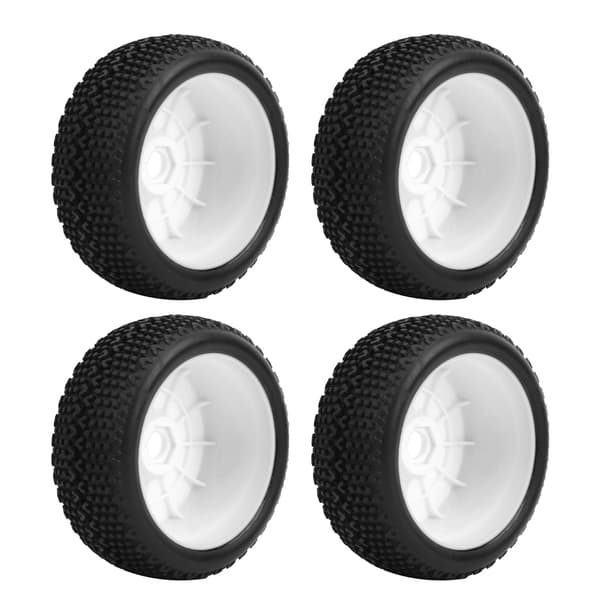 4st RC-bildäck Gummi Antisladd Däck Tillbehör Uppgraderingsdelar för 1/8 RC-bilmodell