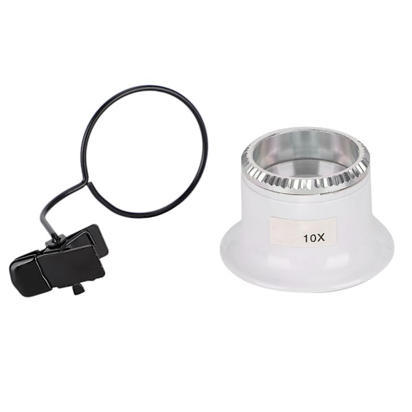10X Clip On Watch Förstoringsglasögon Reparation Förstoringsglas Lupp Smyckesverktyg