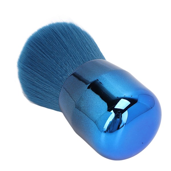 Blush Brush Mjukt fluffigt hår Svamphuvud Sminkborste för bronzer Löspulver Kosmetika Mörkblå